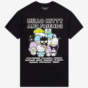 Hello Kitty And Friends Group Names T-Shirt